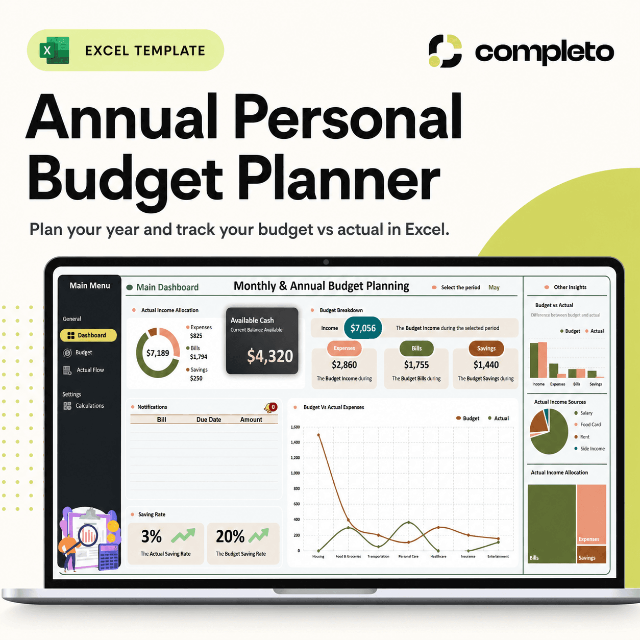 Annual Personal Budget Planner — cover image