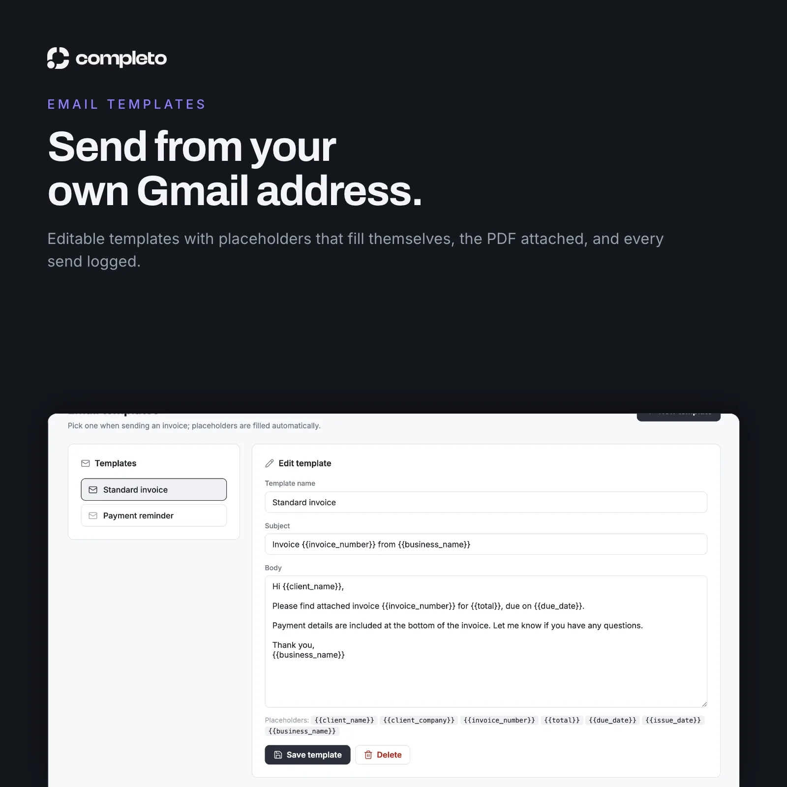Completo Invoicing — Essential Edition — screenshot 5